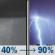 Tonight: Rain showers likely between 10pm and 2am, then showers and thunderstorms. Cloudy, with a low around 52. Southeast wind 3 to 8 mph. Chance of precipitation is 90%. New rainfall amounts between a quarter and half of an inch possible. Tonight: Showers And Thunderstorms